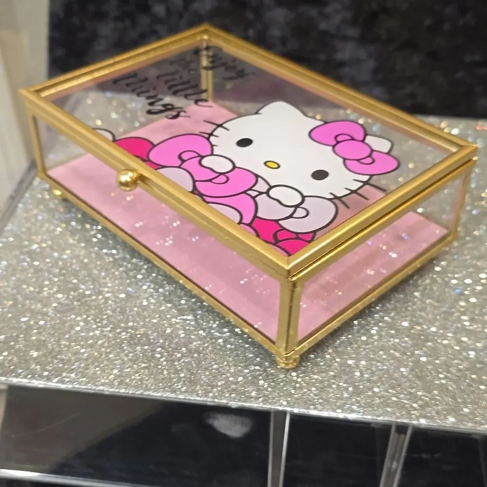 Hello Kitty Little Things Glass‎ Jewelry Box